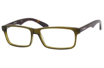 Image of Carrera 6605 Bifocal Prescription Eyeglasses CA6605-0BED-5415 - Copper Green / Havana Frame, Lens Diameter 54mm, Distance Between Lenses 15mm