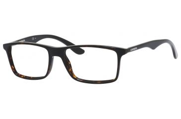 Image of Carrera 6611 Bifocal Prescription Eyeglasses CA6611-04NC-5316 - Havana / Black Frame, Lens Diameter 53mm, Distance Between Lenses 16mm