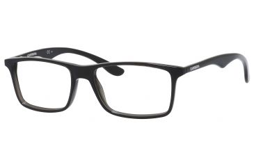 Image of Carrera 6611 Bifocal Prescription Eyeglasses CA6611-0R6S-5316 - Dark Gray / Black Frame, Lens Diameter 53mm, Distance Between Lenses 16mm