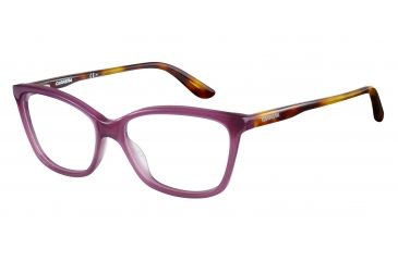 Image of Carrera 6639 Eyeglass Frames CA6639-0HKZ-5215 - Violet Havana Frame, Lens Diameter 52mm, Distance Between Lenses 15mm