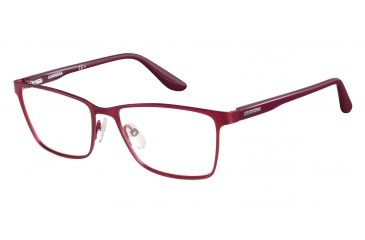 Image of Carrera 6640 Progressive Prescription Eyeglasses CA6640-0HLH-5416 - Matte Red Burgundy Frame, Lens Diameter 54mm, Distance Between Lenses 16mm