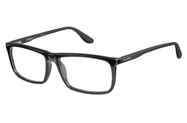 Image of Carrera 6643 Progressive Prescription Eyeglasses CA6643-064H-5616 - Black / Matte Black Frame, Lens Diameter 56mm, Distance Between Lenses 16mm