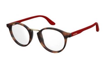 Image of Carrera 6645 Eyeglass Frames CA6645-02IK-4721 - Havana Gold Frame, Lens Diameter 47mm, Distance Between Lenses 21mm