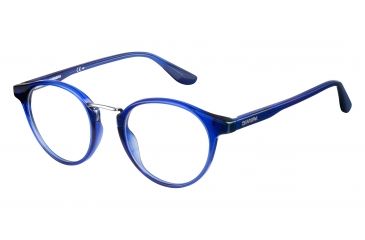 Image of Carrera 6645 Eyeglass Frames CA6645-0PG3-4721 - Blue Frame, Lens Diameter 47mm, Distance Between Lenses 21mm