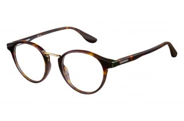 Image of Carrera 6645 Eyeglass Frames CA6645-0086-4721 - Dark Havana Frame, Lens Diameter 47mm, Distance Between Lenses 21mm
