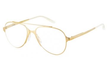 Image of Carrera 6663 Bifocal Prescription Eyeglasses CA6663-0GM0-5317 - Semi Matte Gold Frame, Lens Diameter 53mm, Distance Between Lenses 17mm