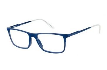 Image of Carrera 6664 Progressive Prescription Eyeglasses CA6664-0R5J-5317 - Blue Frame, Lens Diameter 53mm, Distance Between Lenses 17mm