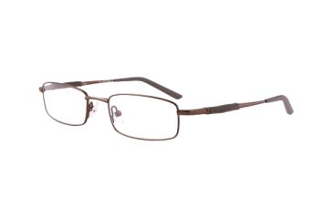 Image of Carrera 7453 Progressive Eyeglasses - Brown Semi Shiny Frame, Size 49/18 CA74531E8P
