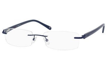 Image of Carrera 7543 Eyeglass Frames CA7543-0FK5-5218 - Matte Blue Frame, Lens Diameter 52mm, Distance Between Lenses 18mm
