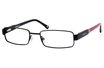 Image of Carrera 7550 Bifocal Prescription Eyeglasses CA7550-087I-5118 - Matte Black / Red Black Frame, Lens Diameter 51mm, Distance Between Lenses 18mm
