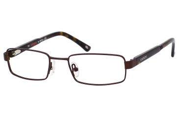 Image of Carrera 7587 Single Vision Prescription Eyeglasses CA7587-01P5-4517 - Brown Frame, Lens Diameter 45mm, Distance Between Lenses 17mm