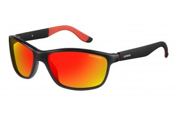 Image of Carrera 8000/S Progressive Prescription Sunglasses CA8000S-0DL5-UZ-6118 - Frame Color Matte Black, Lens Diameter 61 mm