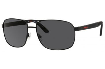 Image of Carrera 8005/S Bifocal Prescription Sunglasses CA8005S-003P-Y2-6016 - Frame Color Black, Lens Diameter 60 mm