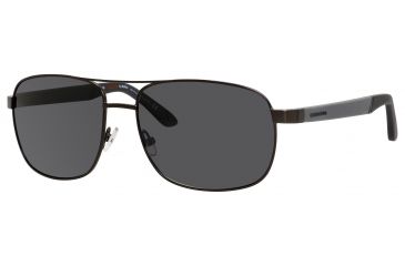 Image of Carrera 8005/S Bifocal Prescription Sunglasses CA8005S-1G0P-Y2-6016 - Frame Color Gunmetal, Lens Diameter 60 mm