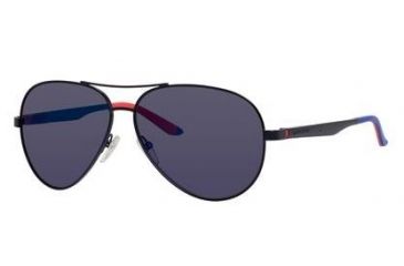 Image of Carrera 8010/S Single Vision Prescription Sunglasses CA8010S-0IDK-5X-5912 - Frame Color Matte Blue, Lens Diameter 59 mm
