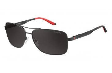 Image of Carrera 8014/S Single Vision Prescription Sunglasses CA8014S-0003-M9-6114 - Frame Color Matte Black, Lens Diameter 61 mm