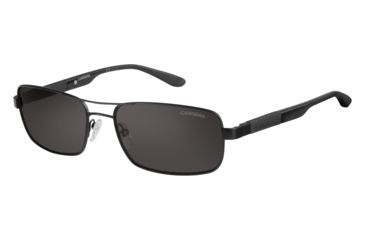 Image of Carrera 8018/S Progressive Prescription Sunglasses CA8018S-010G-M9-5717 - Lens Diameter 57 mm, Frame Color Matte Black