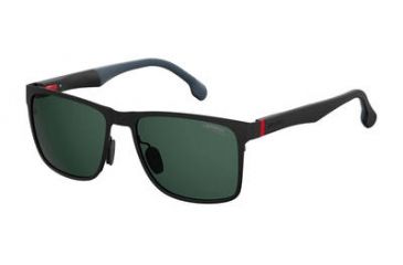 Image of Carrera 8026/S Progressive Prescription Sunglasses CA8026S-0003-QT-5717 - Lens Diameter 57 mm, Frame Color Matte Black