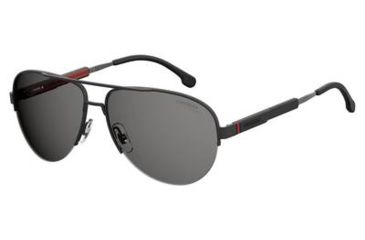Image of Carrera 8030/S Progressive Prescription Sunglasses CA8030S-0003-M9-6215 - Frame Color Matte Black, Lens Diameter 62 mm