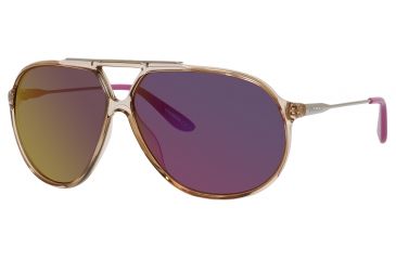 Image of Carrera 82/S Single Vision Prescription Sunglasses CA82S-074F-VQ-6411 - Lens Diameter 64 mm, Frame Color Pesca Palladium