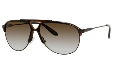 Image of Carrera 83/S Sunglasses CA83S-00SC-IF-6112 - Semi Matte Black Frame, Brown Gradient Azure Lenses, Lens Diameter 61mm, Distance Between Lenses 12mm
