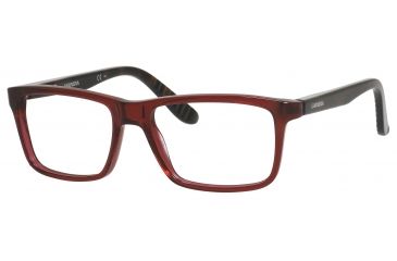 Image of Carrera 8801 Eyeglass Frames CA8801-00UC-5317 - Red Havana Frame, Lens Diameter 53mm, Distance Between Lenses 17mm