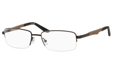 Image of Carrera 8804 Progressive Prescription Eyeglasses CA8804-01F1-5318 - Brown Frame, Lens Diameter 53mm, Distance Between Lenses 18mm