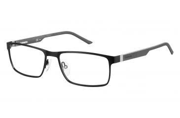 Image of Carrera 8815 Eyeglass Frames CA8815-0PMY-5517 - Matte Black Gray Frame, Lens Diameter 55mm, Distance Between Lenses 17mm
