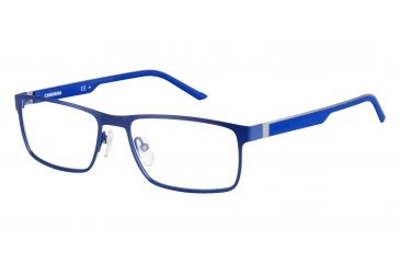 Image of Carrera 8815 Eyeglass Frames CA8815-0PMW-5717 - Matte Blue Frame, Lens Diameter 57mm, Distance Between Lenses 17mm