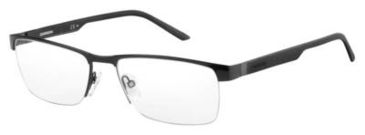 Image of Carrera 8817 Progressive Prescription Eyeglasses CA8817-0PMO-5617 - Black Frame, Lens Diameter 56mm, Distance Between Lenses 17mm
