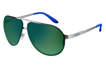 Image of Carrera 90/S Progressive Prescription Sunglasses CA90S-0R81-Z9-6510 - Frame Color Matte Ruthenium, Lens Diameter 65 mm