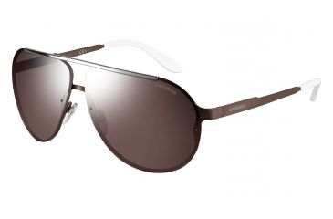 Image of Carrera 90/S Progressive Prescription Sunglasses CA90S-0J8P-8G-6510 - Lens Diameter 65 mm, Frame Color Semi Matte Brown