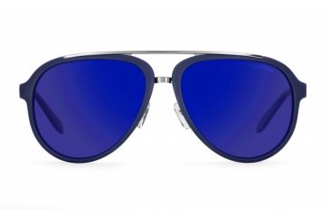 Image of Carrera 96/S Sunglasses CA96S-0QZT-XT-5816 - Blue Ruthenium Frame, Blue Sky Miror Lenses, Lens Diameter 58mm, Distance Between Lenses 16mm