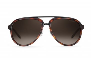Image of Carrera 96/S Sunglasses CA96S-06C1-HA-5816 - Havana Black Frame, Brown Gradient Lenses, Lens Diameter 58mm, Distance Between Lenses 16mm