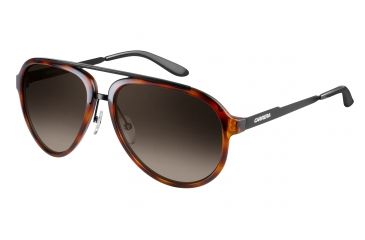 Image of Carrera 96/S Progressive Prescription Sunglasses CA96S-06C1-HA-5816 - Lens Diameter 58 mm, Frame Color Havana Black