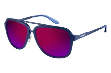 Image of Carrera 97/S Single Vision Prescription Sunglasses CA97S-097V-CP-5716 - Frame Color Blue, Lens Diameter 57 mm