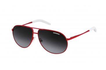Image of Carrera Carrerino 11/S Single Vision Prescription Sunglasses CARRE11S-0UTA-9O-5511 - Lens Diameter 55 mm, Frame Color Red
