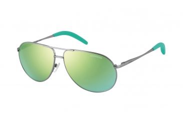 Image of Carrera Carrerino 11/S Single Vision Prescription Sunglasses CARRE11S-0R81-Z9-5511 - Frame Color Semi Matte Ruthenium, Lens Diameter 55 mm