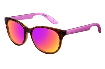 Image of Carrera Carrerino 12/S Progressive Prescription Sunglasses CARRE12S-0MCE-VQ-4916 - Lens Diameter 49 mm, Frame Color Havana Pink