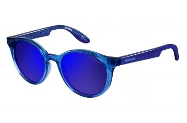 Image of Carrera Carrerino 14/S Single Vision Prescription Sunglasses CARRE14S-0KNQ-XT-4618 - Lens Diameter 46 mm, Frame Color Azure Blue