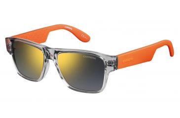 Image of Carrera Carrerino 15/S Progressive Prescription Sunglasses CARRE15S-0KVU-MV-4815 - Frame Color Crystal Orange, Lens Diameter 48 mm