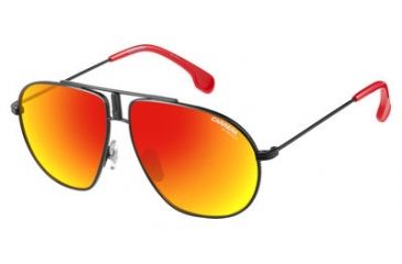 Image of Carrera Carrerino 21/S Single Vision Prescription Sunglasses CARRE21S-0807-UZ-5411 - Frame Color Black, Lens Diameter 54 mm