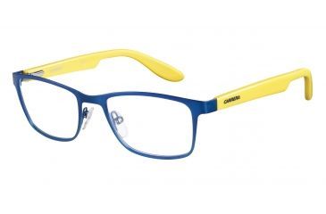 Image of Carrera Carrerino 53 Bifocal Prescription Eyeglasses CARRE53-0HNN-4917 - Blue Yellow Frame, Lens Diameter 49mm, Distance Between Lenses 17mm