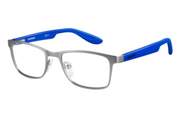 Image of Carrera Carrerino 53 Bifocal Prescription Eyeglasses CARRE53-0HNO-4717 - Ruthenium Blue Frame, Lens Diameter 47mm, Distance Between Lenses 17mm