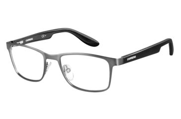 Image of Carrera Carrerino 53 Bifocal Prescription Eyeglasses CARRE53-0BZS-4717 - Semi Matte Dark Ruthenium Frame, Lens Diameter 47mm, Distance Between Lenses 17mm