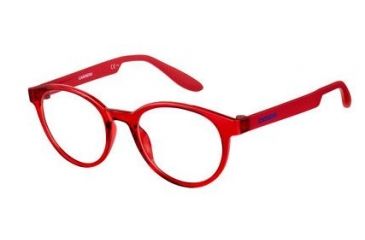 Image of Carrera Carrerino 60 Progressive Prescription Eyeglasses CARRE60-0SZK-4418 - Red Frame, Lens Diameter 44mm, Distance Between Lenses 18mm