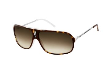 Image of Carrera Cool Sunglasses - Havana White / Palladium Frame, Brown Gray Gradient Lenses COOLS0F80DB