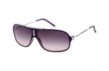 Image of Carrera Cool Sunglasses - Violet White Palladium Frame, Plum Gradient Lenses COOLS06DPO9