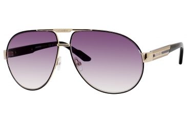 Image of Carrera Daytona 1/S Bifocal Prescription Sunglasses DAYTO1S-0J7I-YR-6211 - Frame Color Gold Black, Lens Diameter 62 mm