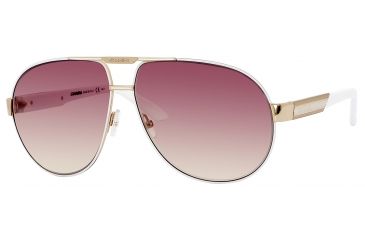 Image of Carrera Daytona 1/S Bifocal Prescription Sunglasses DAYTO1S-0KIM-ID-6211 - Frame Color Gold White, Lens Diameter 62 mm